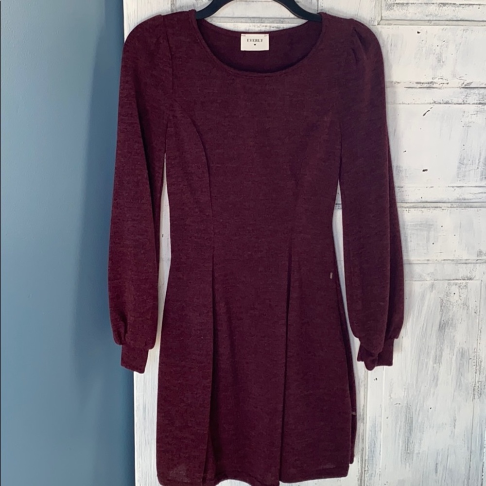 Maroon Everly Magnolia Boutique Dress Small